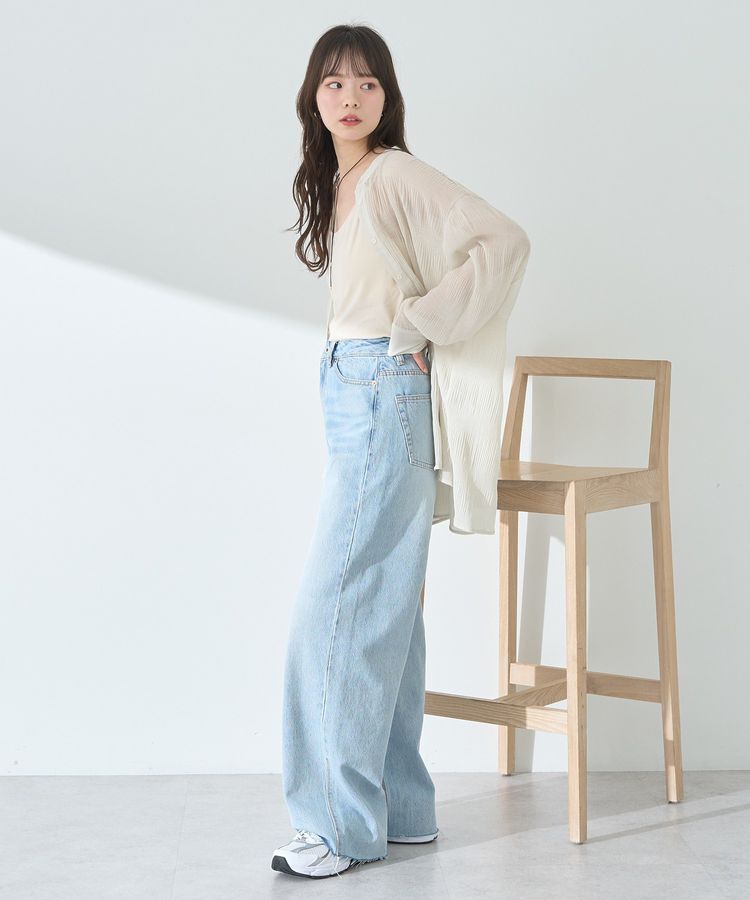 earth music&ecology「マジョリカプリーツレギュラーシャツ」|シャツ・ブラウス|