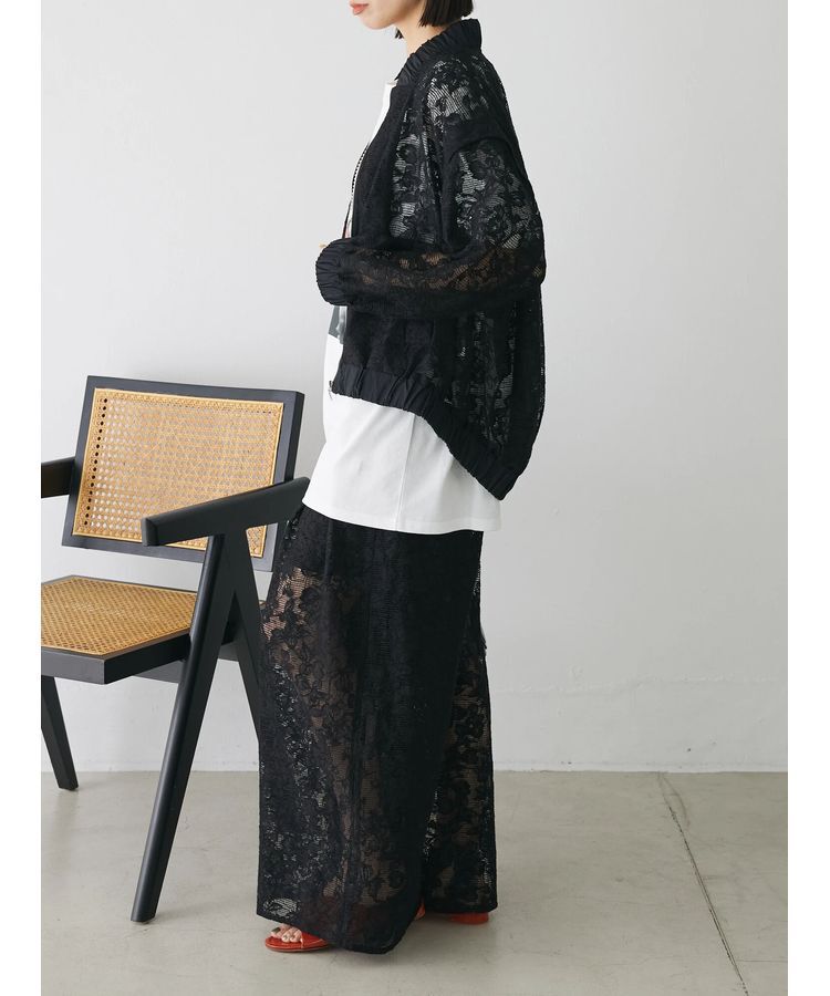 AnriettMusee「2WAY　レースブルゾン」|ブルゾン・スタジャン|