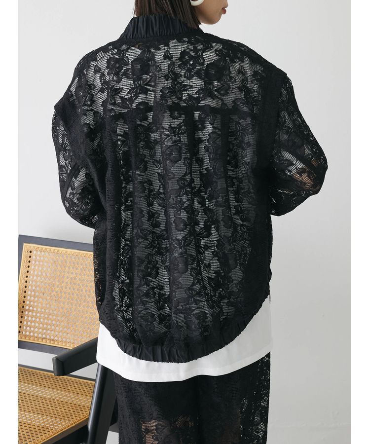 AnriettMusee「2WAY　レースブルゾン」|ブルゾン・スタジャン|