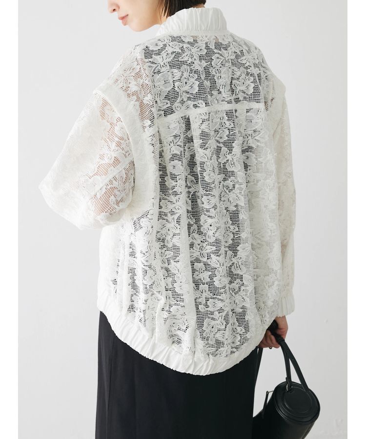 AnriettMusee「2WAY　レースブルゾン」|ブルゾン・スタジャン|