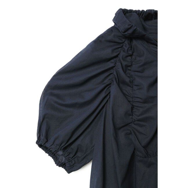 mizuiro ind「mizuiro ind ギャザーフード付きシャツ」|シャツ・ブラウス|