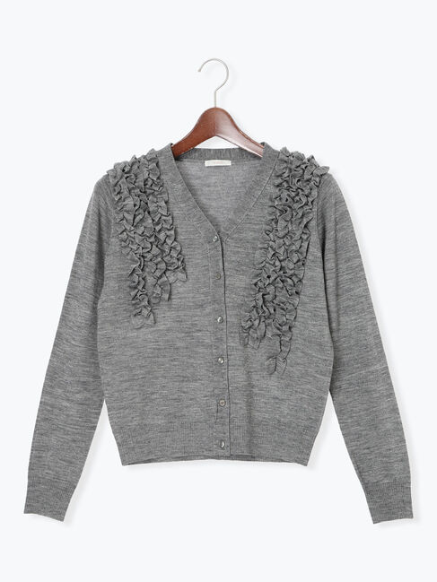 Te chichi「フリルVネックカーディガン」|カーディガン|