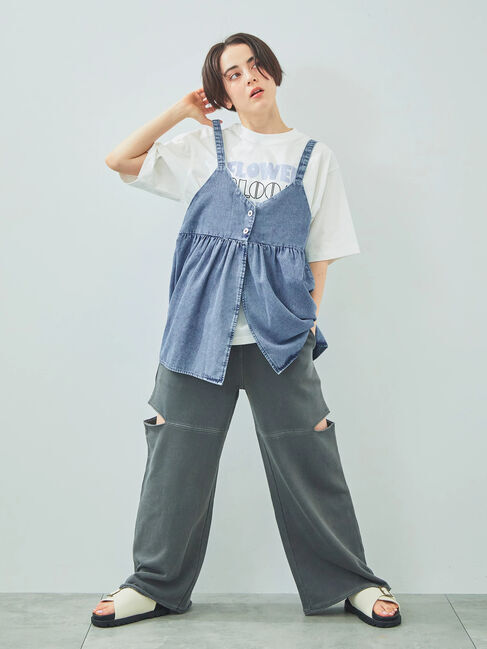 SM2「デニム前後2WAYビスチェ」|シャツ・ブラウス|