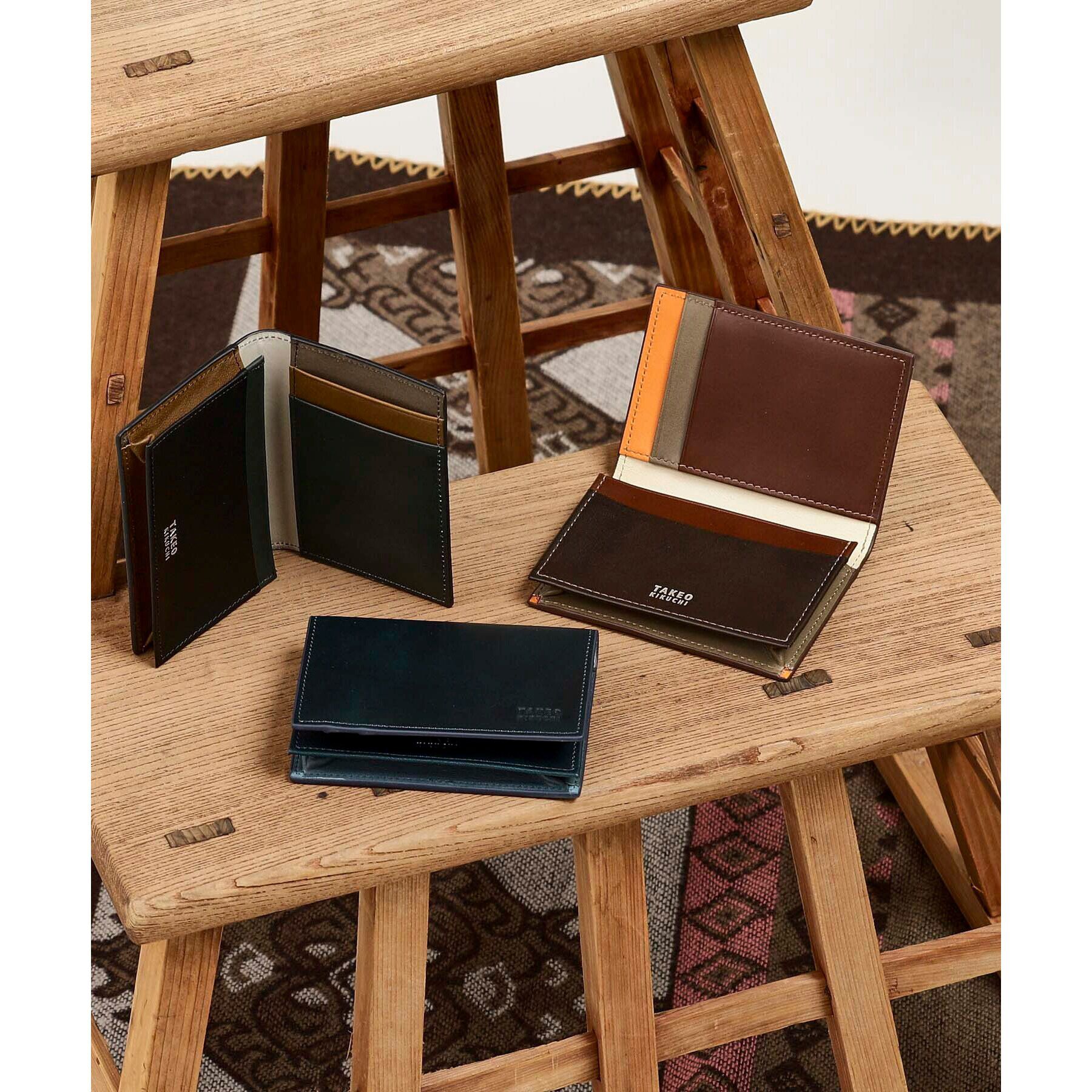 TAKEO KIKUCHI「アンティーク調レザー 名刺入れ」|名刺入れ・カードケース|