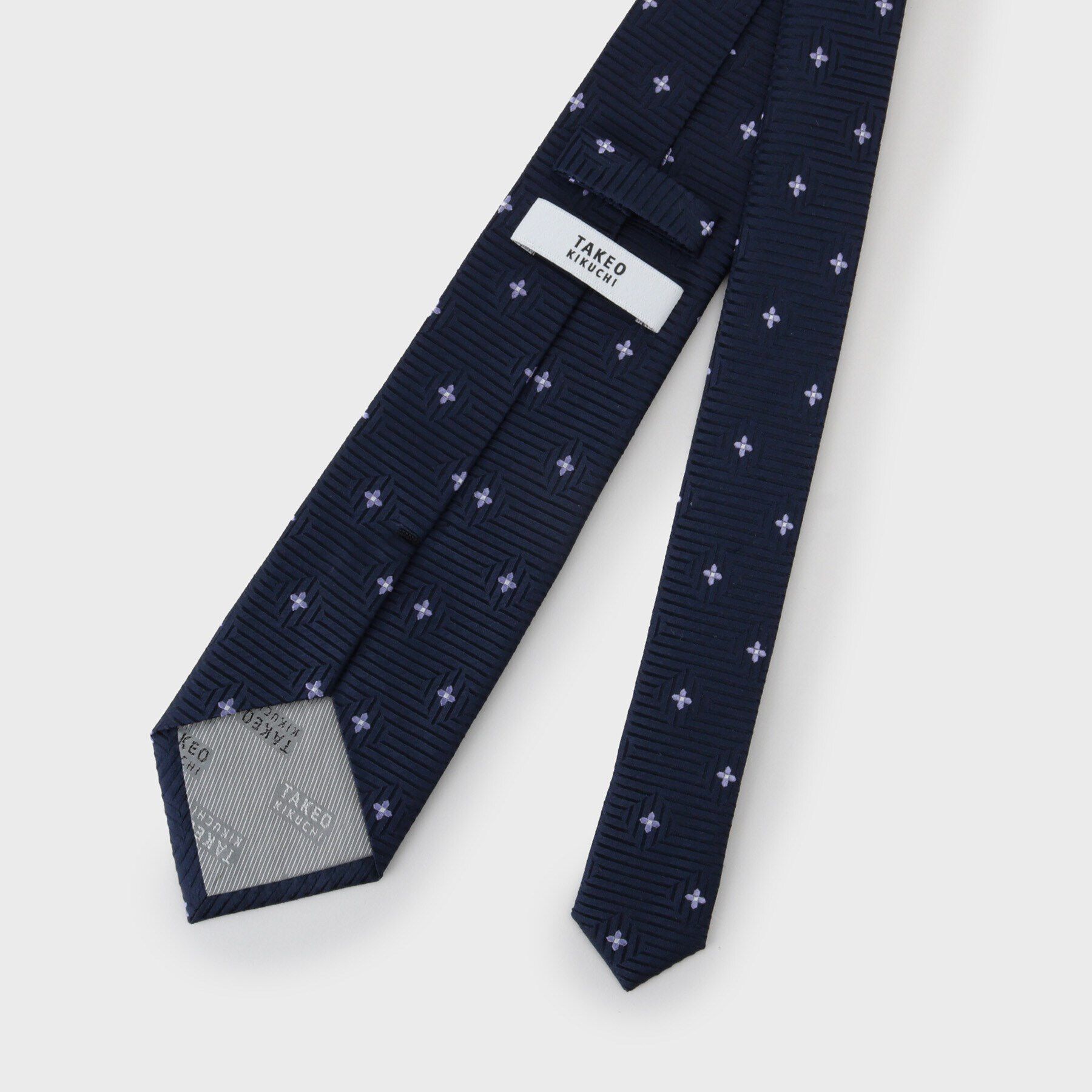 TAKEO KIKUCHI「ジャカード織 花小紋 シルクネクタイ」|ネクタイ・蝶ネクタイ|
