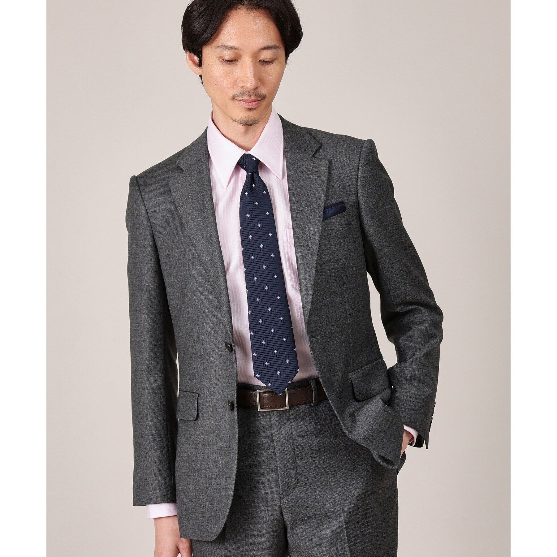 TAKEO KIKUCHI「ジャカード織 花小紋 シルクネクタイ」|ネクタイ・蝶ネクタイ|