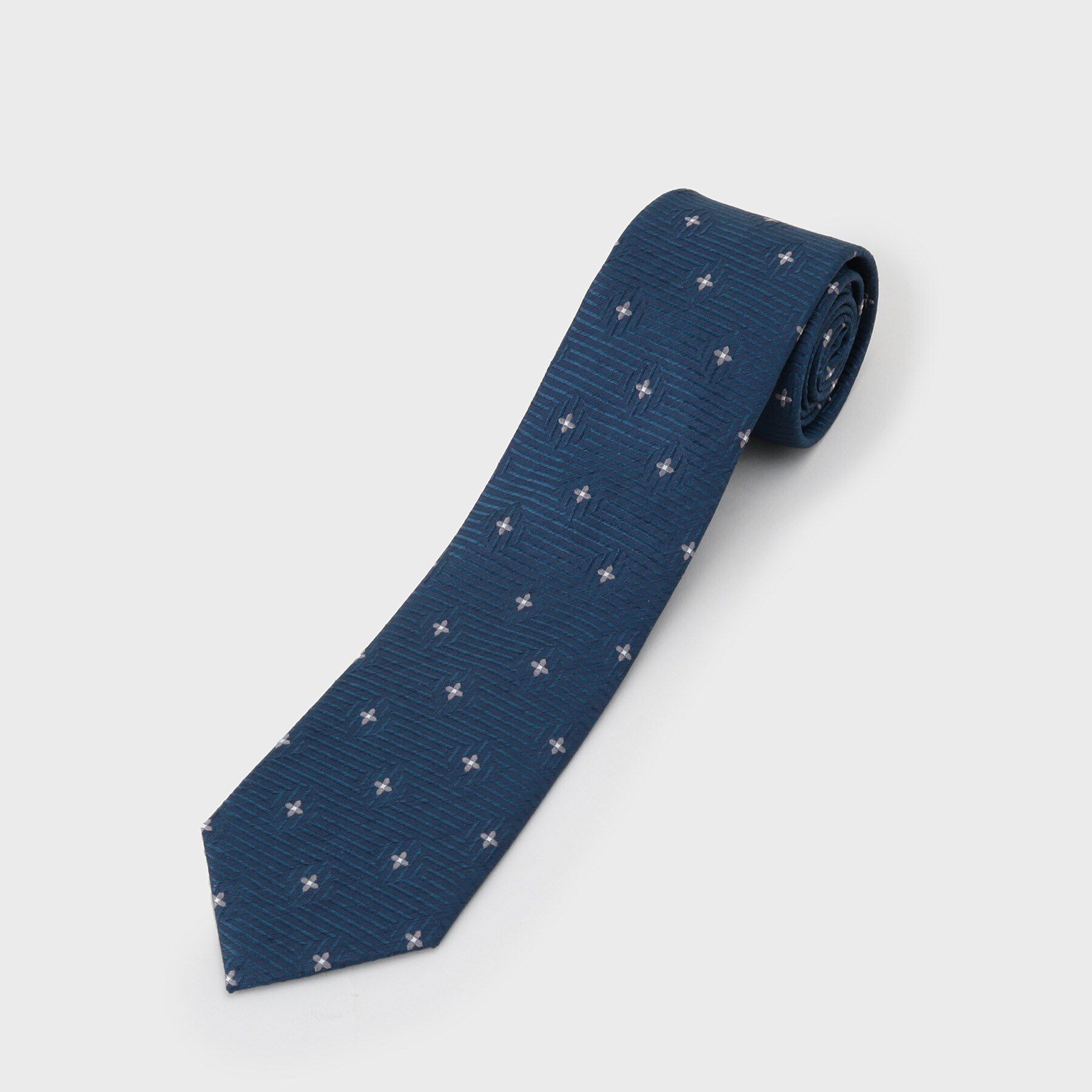 TAKEO KIKUCHI「ジャカード織 花小紋 シルクネクタイ」|ネクタイ・蝶ネクタイ|グリーン(522)