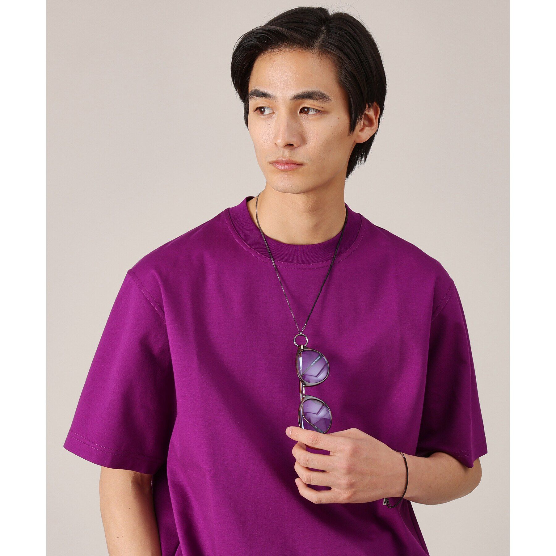 TAKEO KIKUCHI「ビーズコンビ リングネックレス」|ネックレス|