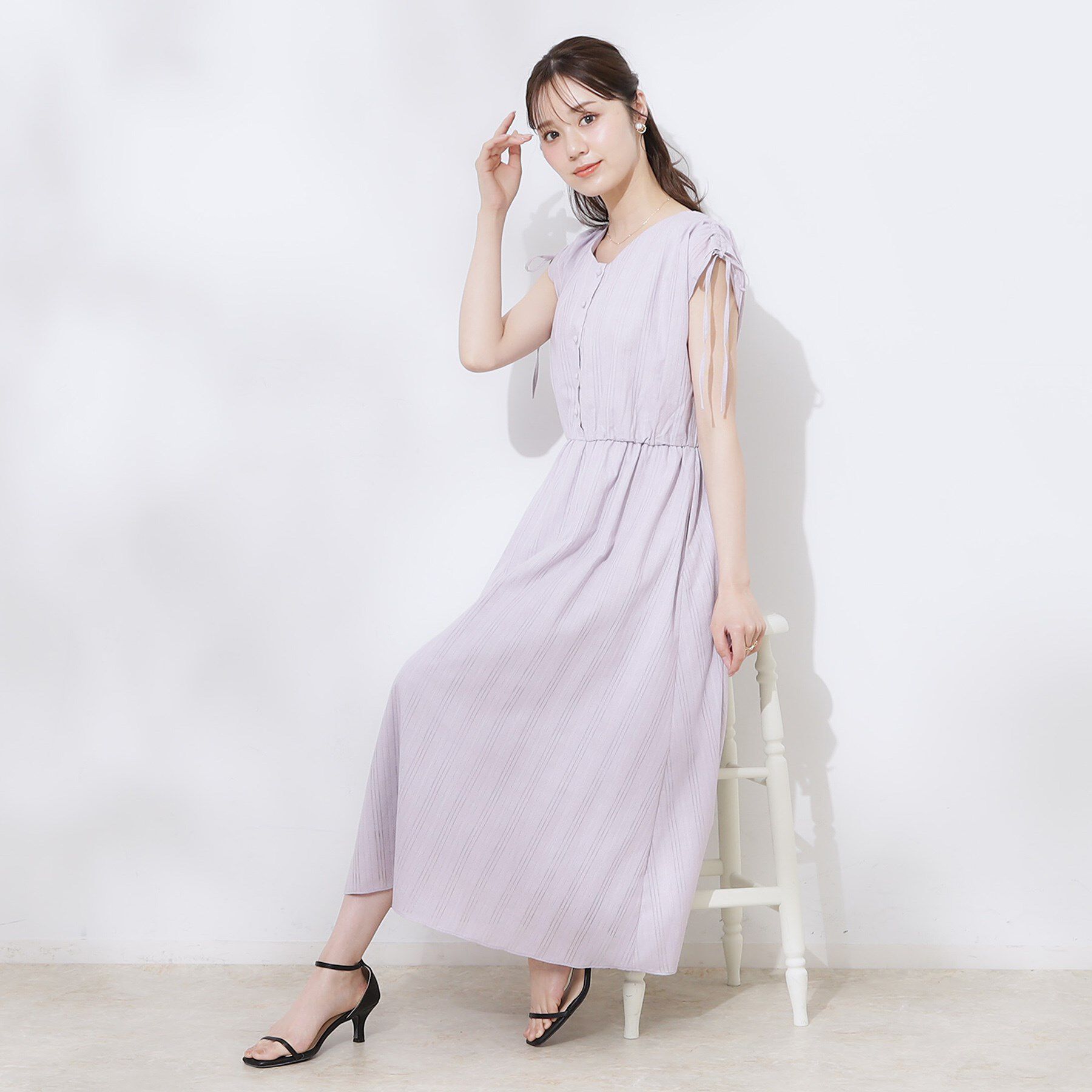 Couture broach「【大人可愛い】カラミチェック サマードレス」|ワンピース|