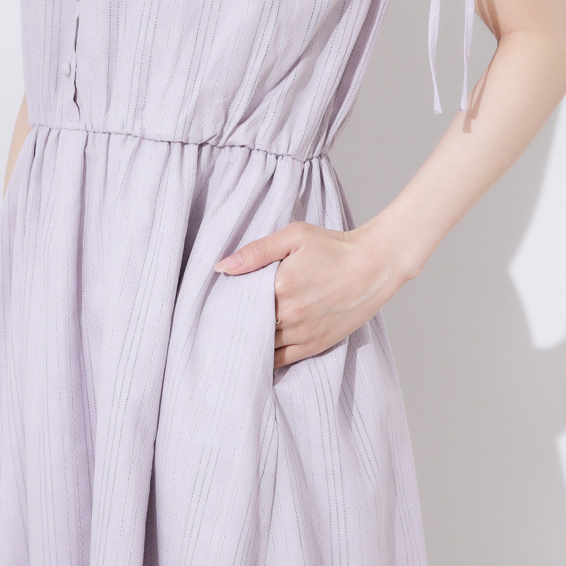 Couture broach「【大人可愛い】カラミチェック サマードレス」|ワンピース|