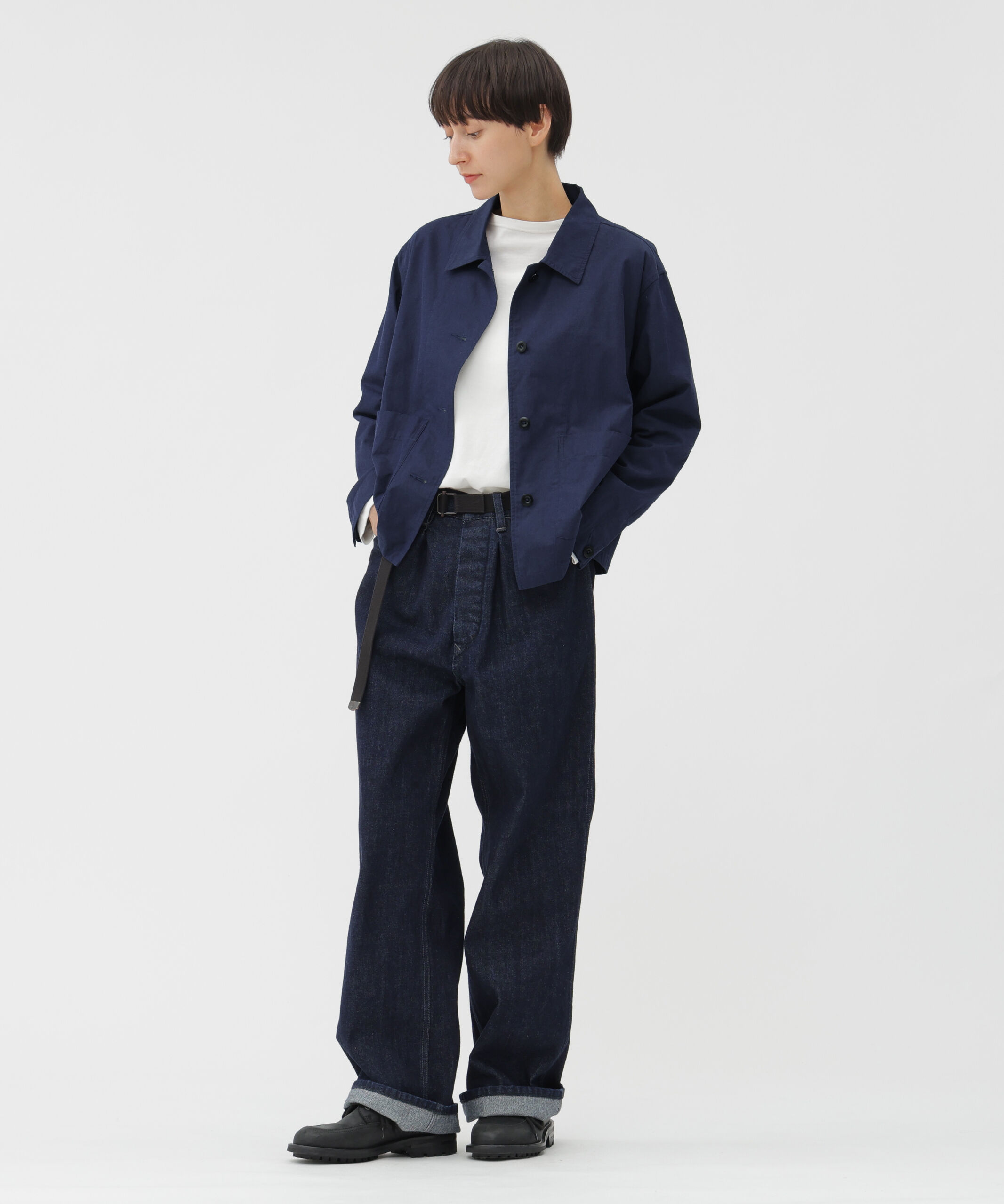 MHL.「YARN DYED COTTON TWILL BLOUSON」|ブルゾン・スタジャン|