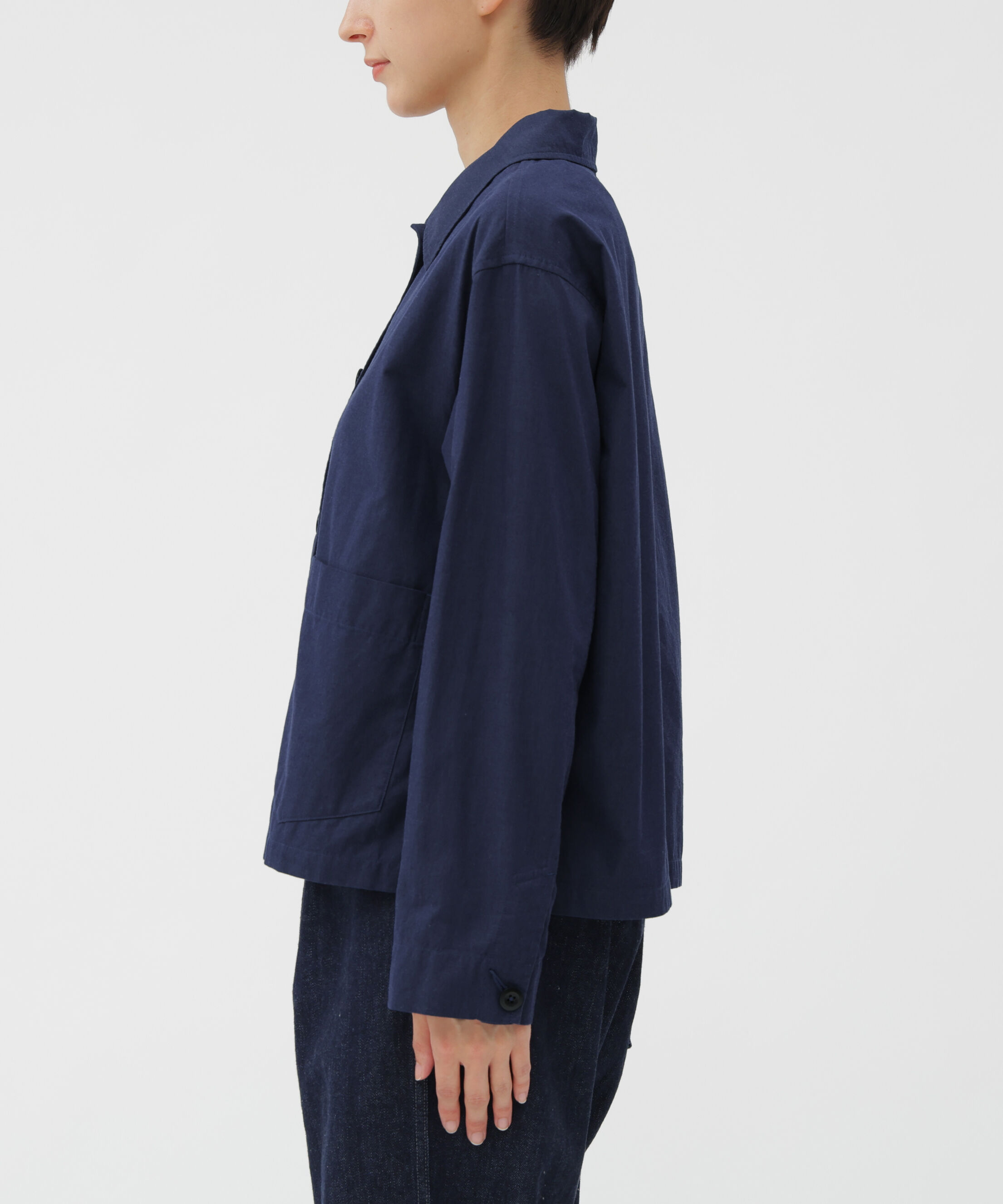 MHL.「YARN DYED COTTON TWILL BLOUSON」|ブルゾン・スタジャン|
