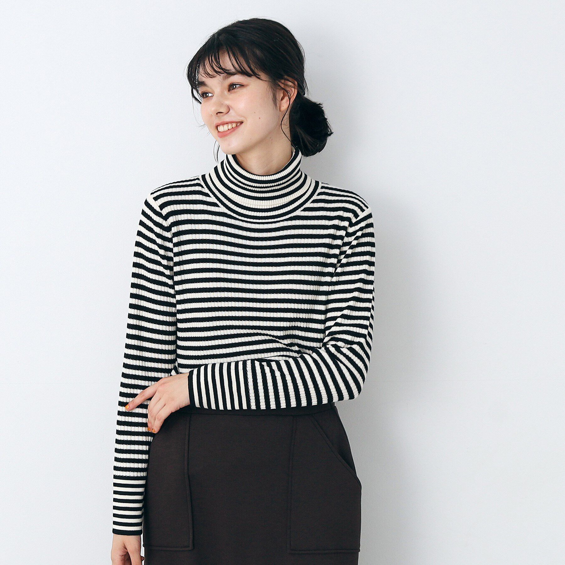 Dessin「【洗える】タートルネックニット（XS～L）」|ニット・セーター|