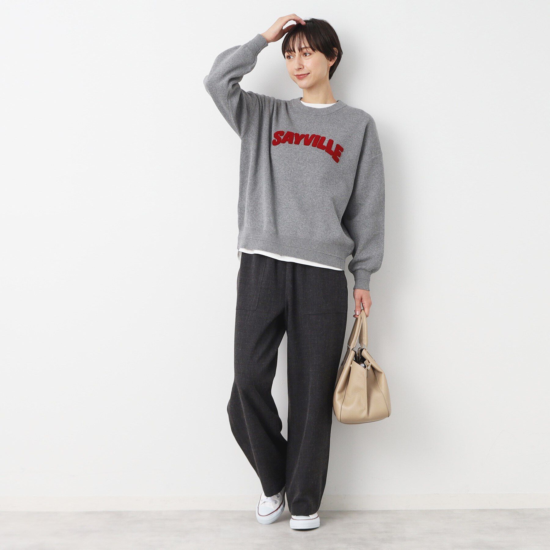 Dessin「【ウエストゴム・洗える】アウトポケット付きパンツ（XS～L）」|その他|