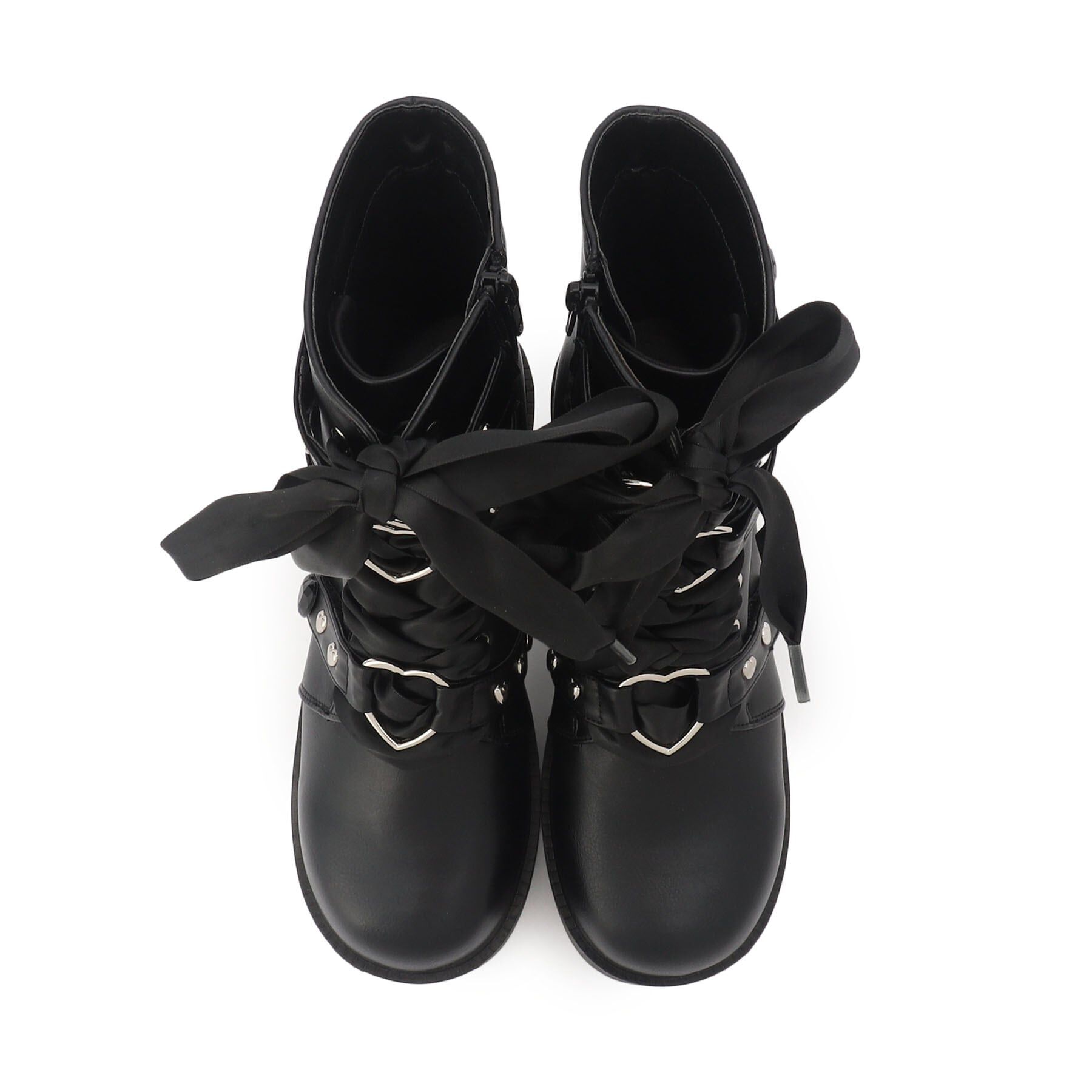 csT&P「厚底キラキラハート付きブーツ」|ショートブーツ|