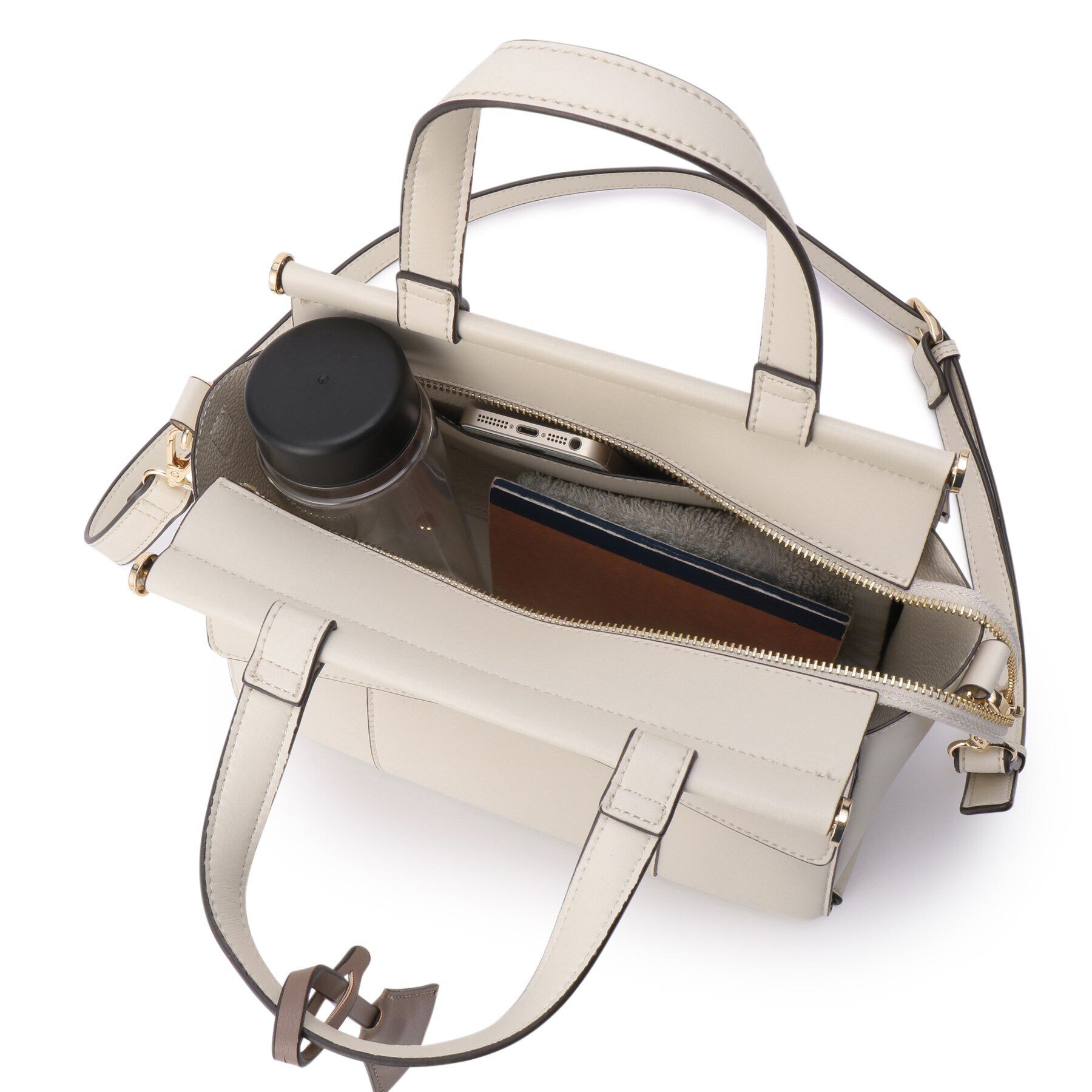 ESPERANZA「＼ガバッと開く／ダブルフラップ2WAYハンドバッグ」|ハンドバッグ|