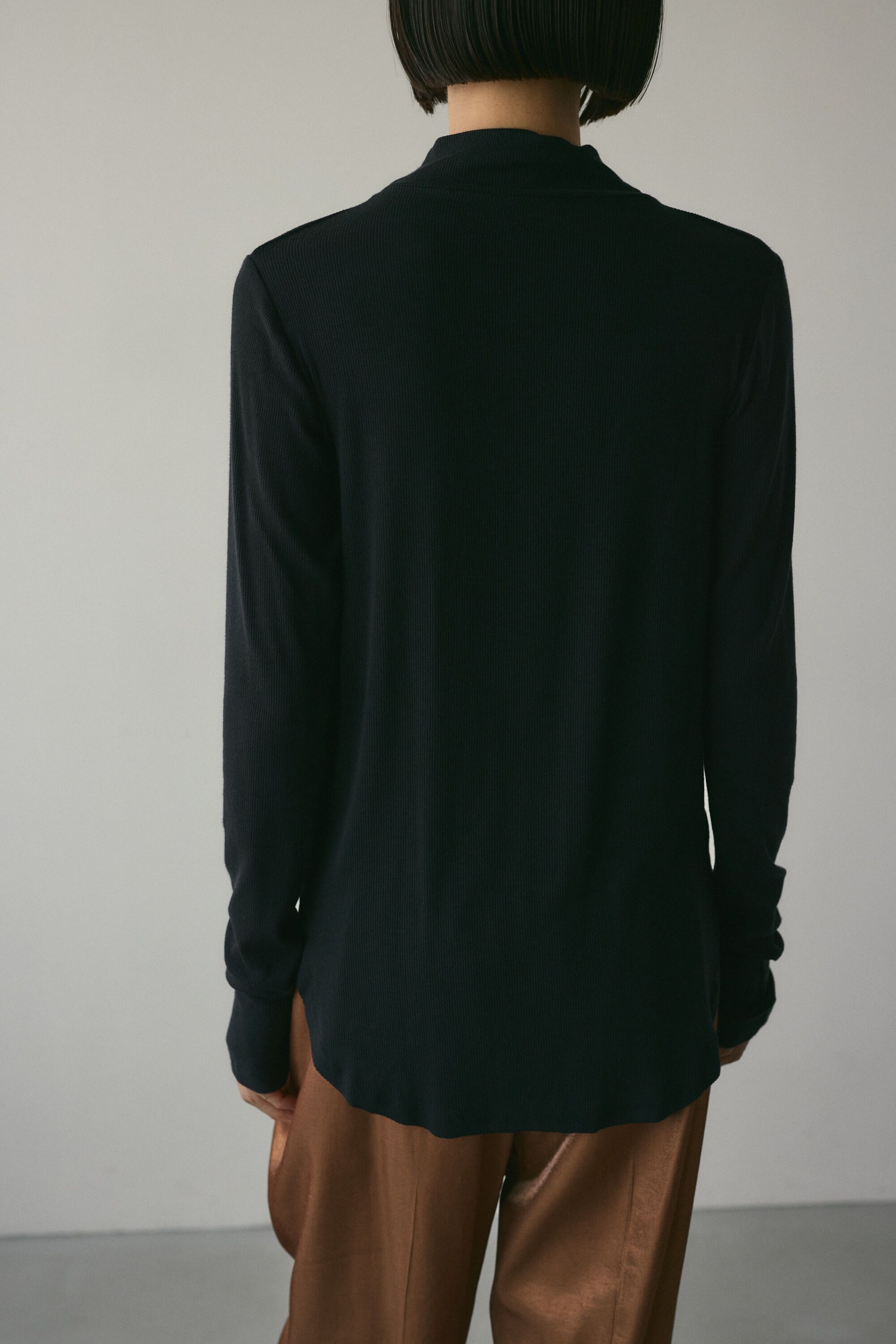 STYLEMIXER「ソフトリブハイネックトップ」|Tシャツ・カットソー|