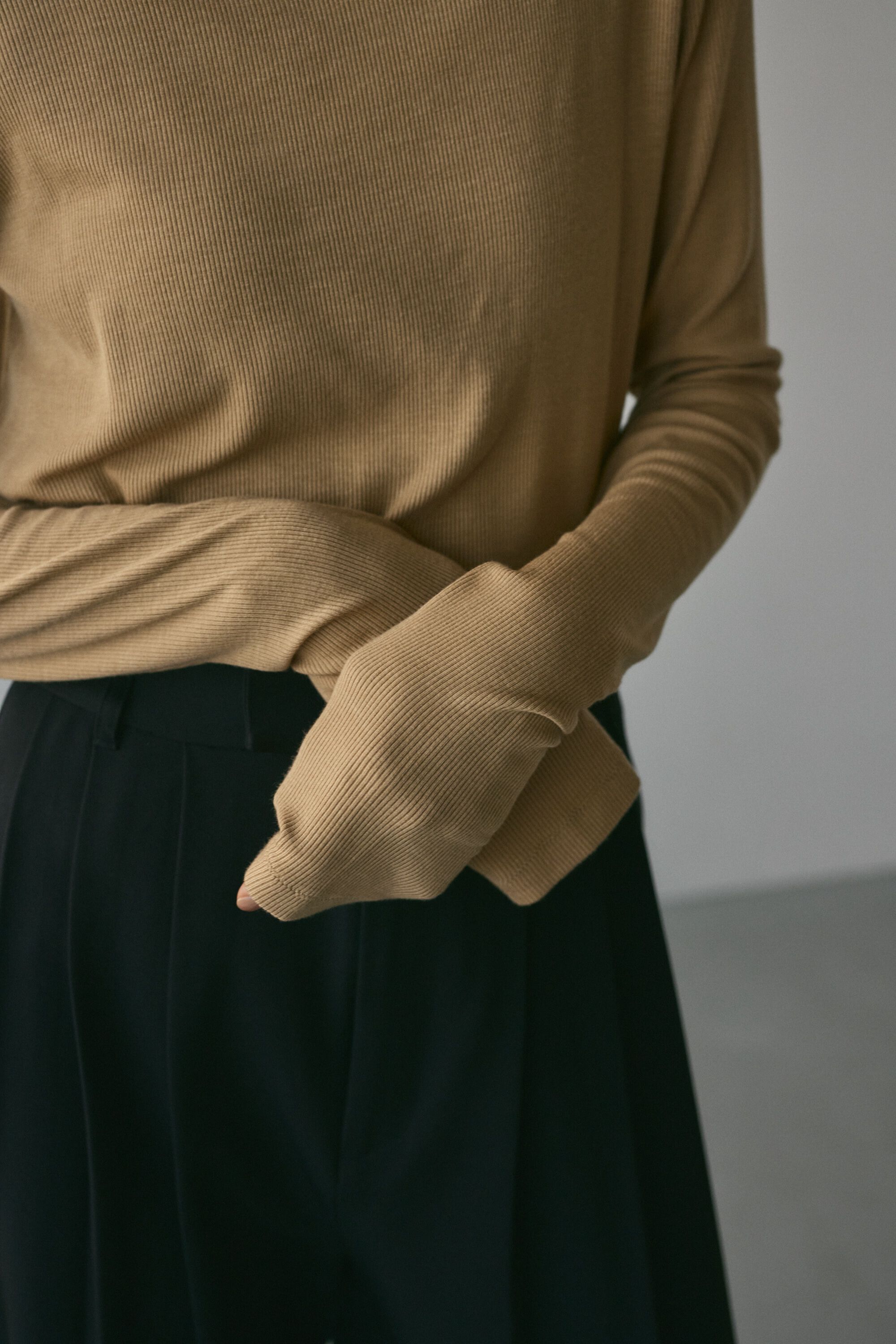 STYLEMIXER「ソフトリブハイネックトップ」|Tシャツ・カットソー|