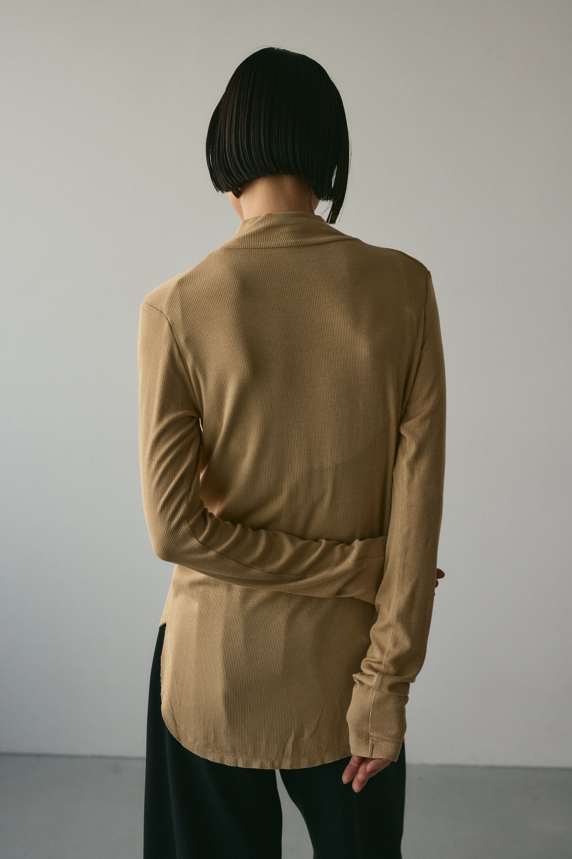 STYLEMIXER「ソフトリブハイネックトップ」|Tシャツ・カットソー|