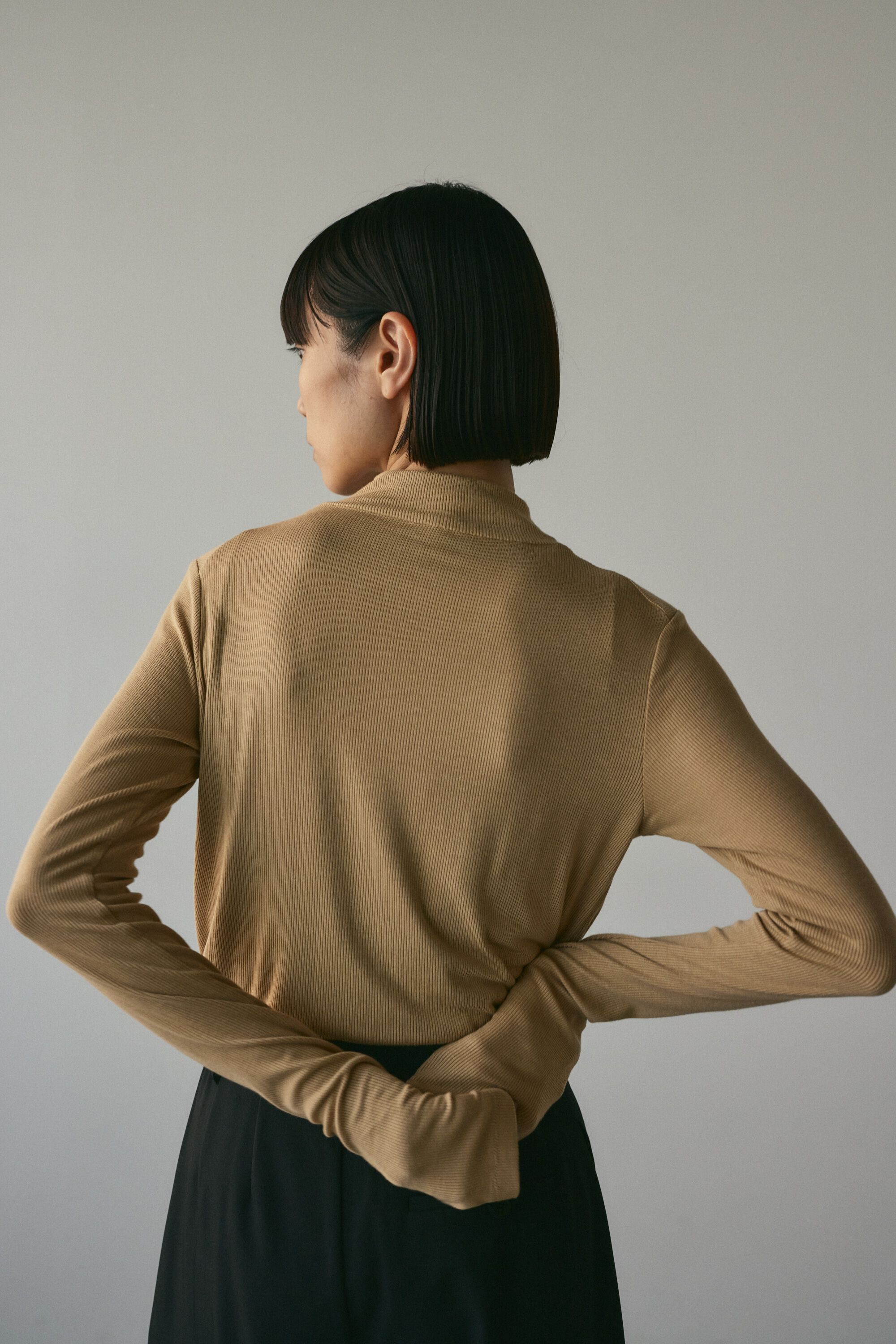 STYLEMIXER「ソフトリブハイネックトップ」|Tシャツ・カットソー|