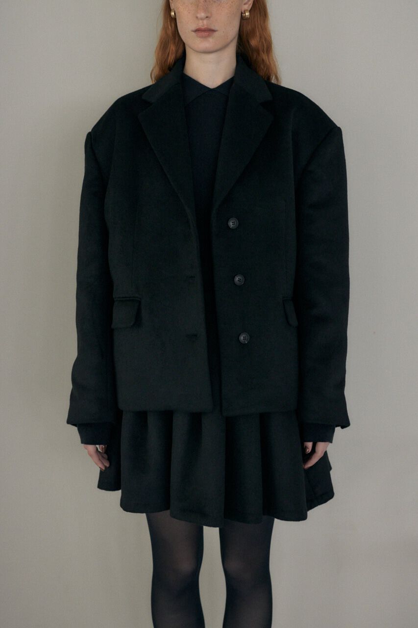 【M_】新品未使用 BOX SHOULDERジャケット 黒 アウター BOX SHOULDERジャケット（MOUSSY）｜ルミネのファッション通販