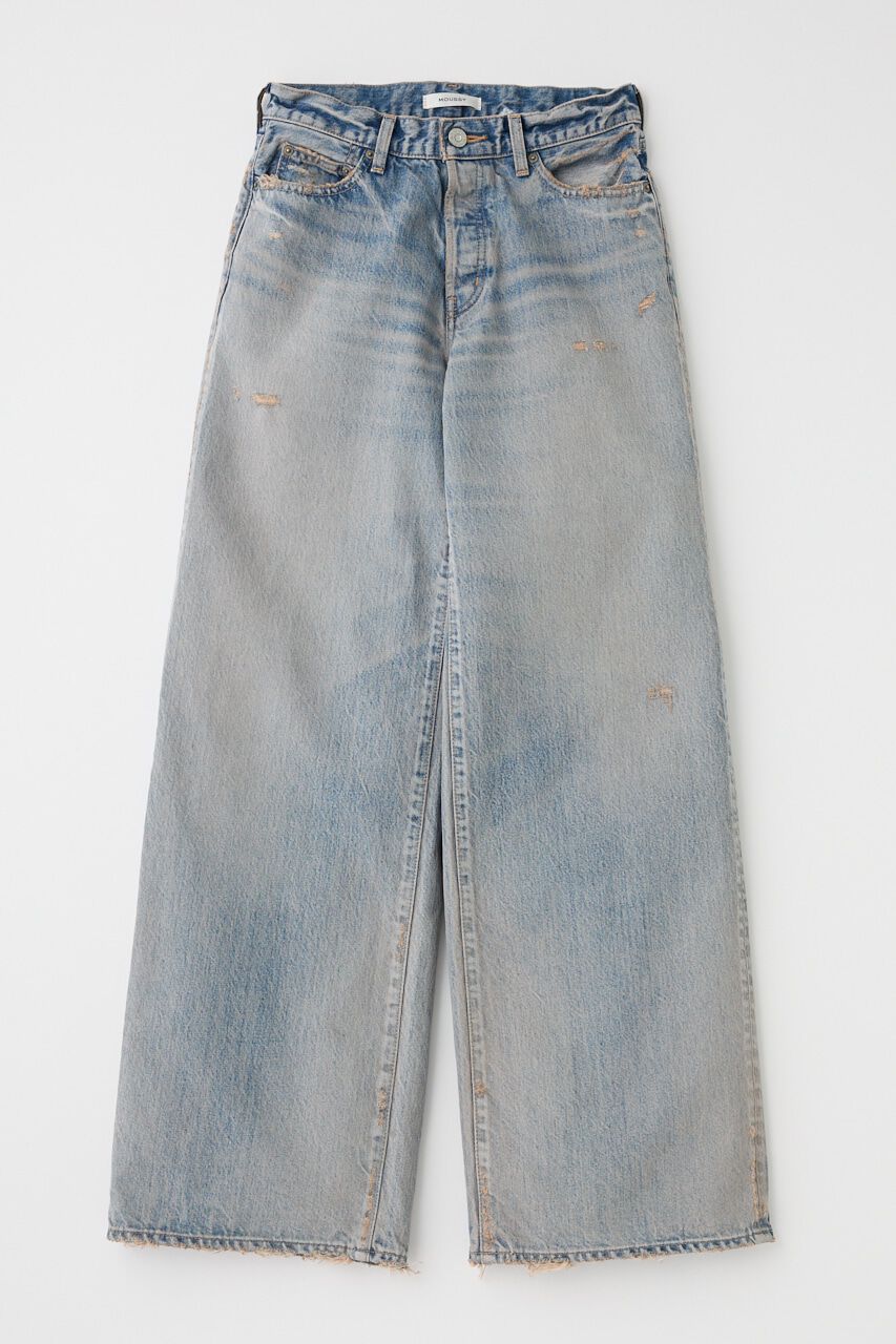 MOUSSY「MIDRISE  バギーデニム」|デニム|