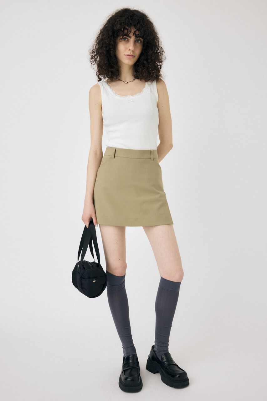 MOUSSY「LACE TRIM タンクトップ」|タンクトップ|