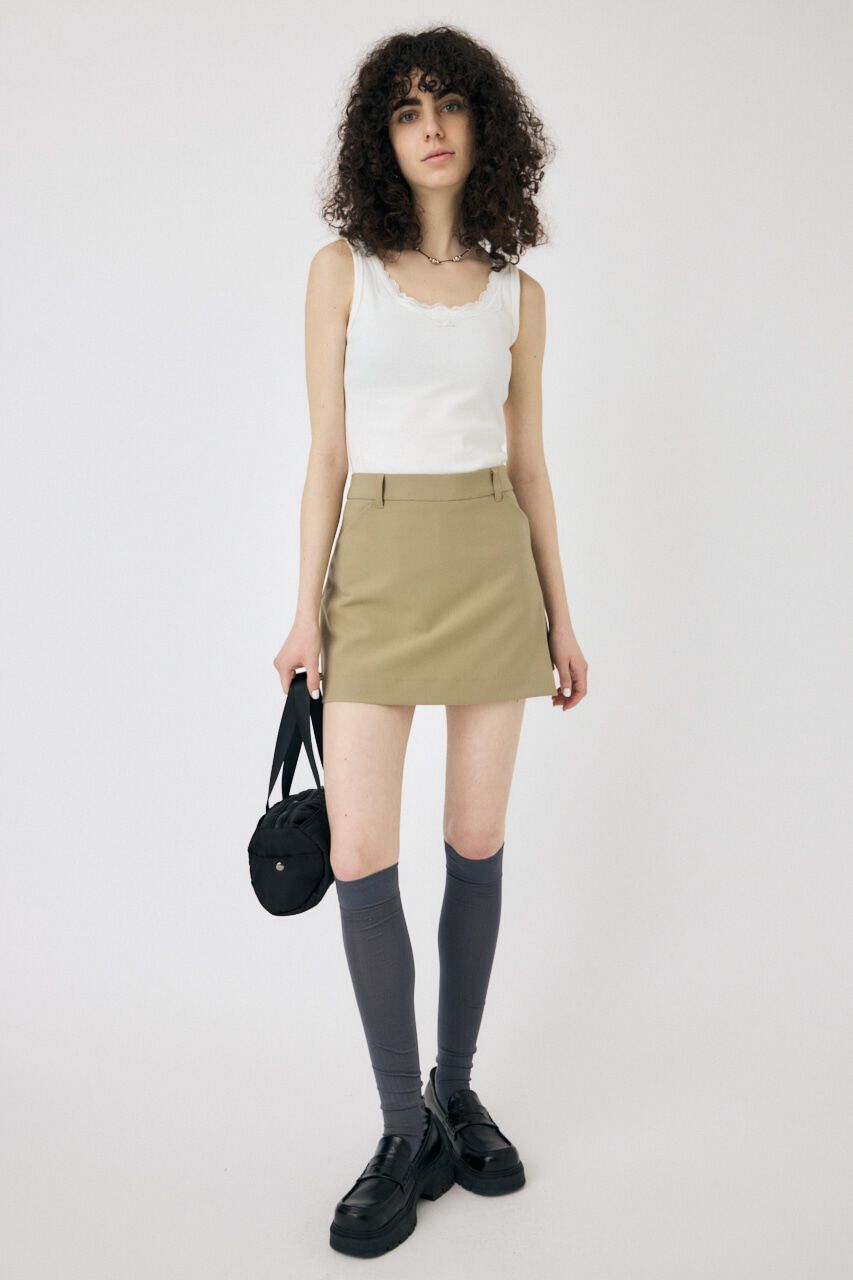 MOUSSY「LACE TRIM タンクトップ」|タンクトップ|