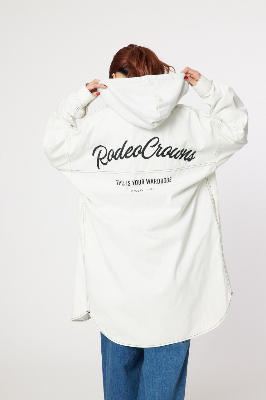 RODEO CROWNS「カラーステッチシャツワンピース」|ワンピース|