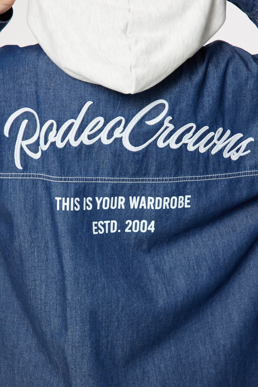 RODEO CROWNS「カラーステッチシャツワンピース」|ワンピース|