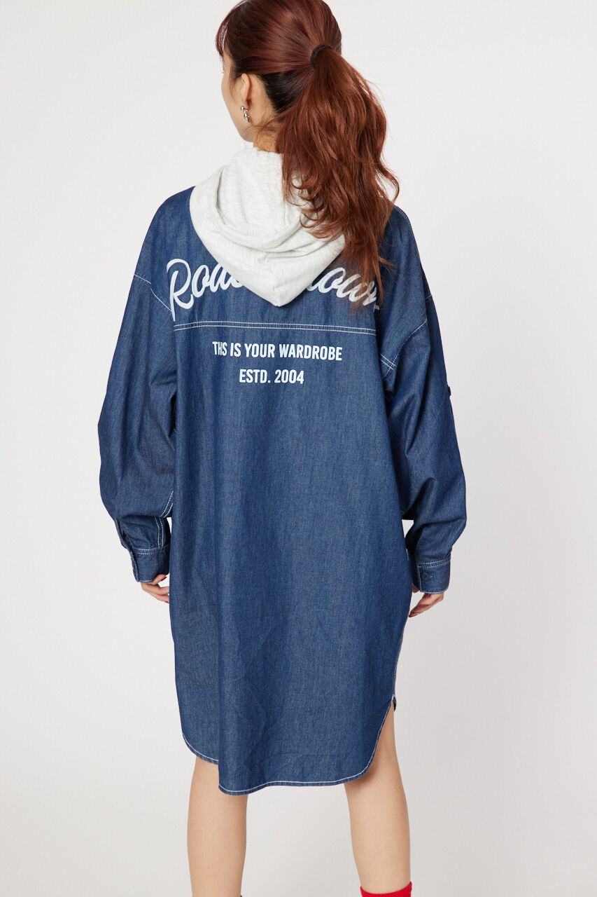 RODEO CROWNS「カラーステッチシャツワンピース」|ワンピース|