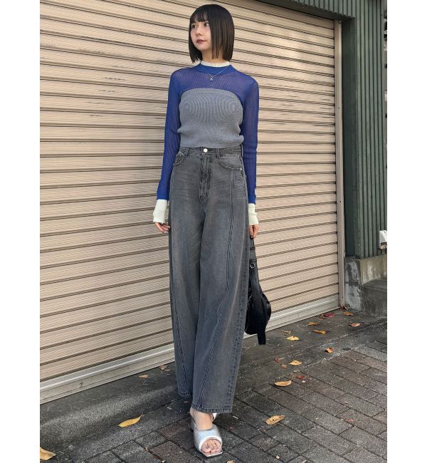 MURUA「ベアレイヤードニット」|ニット・セーター|