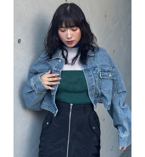 MURUA「ベアレイヤードニット」|ニット・セーター|