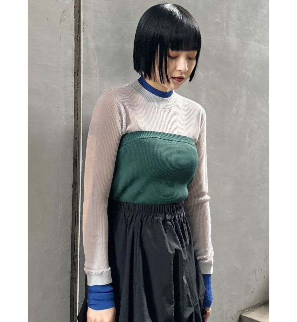 MURUA「ベアレイヤードニット」|ニット・セーター|