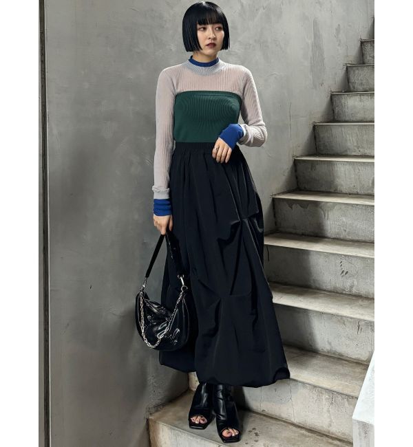 MURUA「ベアレイヤードニット」|ニット・セーター|