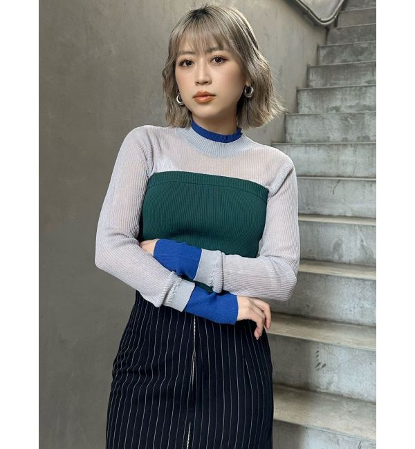 MURUA「ベアレイヤードニット」|ニット・セーター|