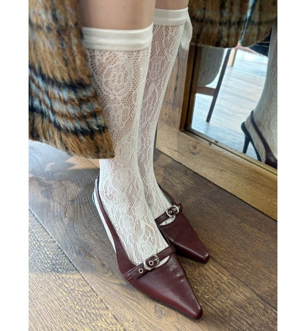 EVRIS「ベルテッドミュール」|パンプス|