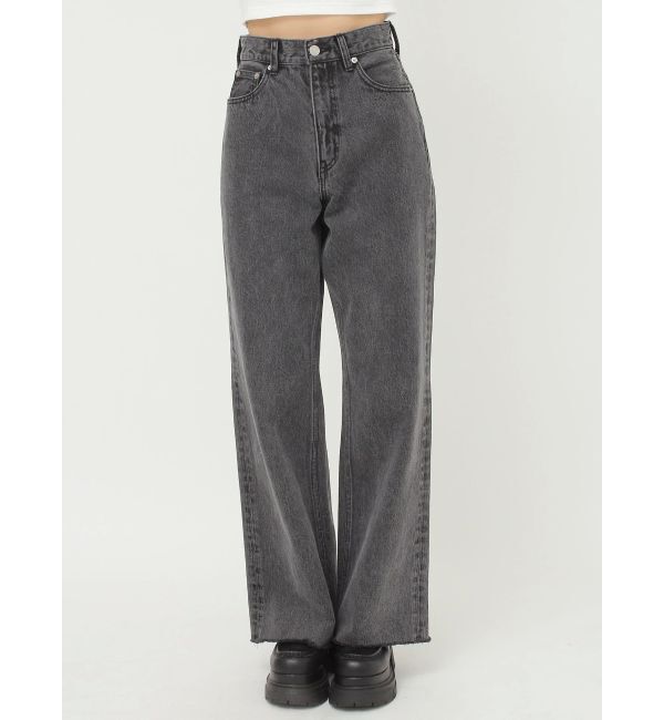 EVRIS「シンプルワイドデニムパンツ」|デニム|