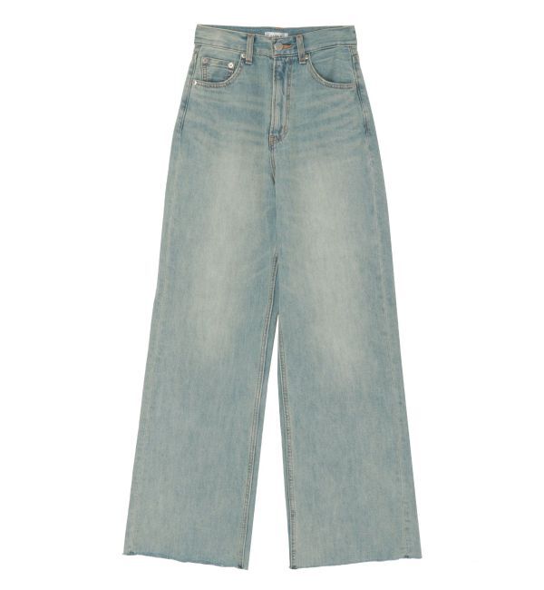 EVRIS「シンプルワイドデニムパンツ」|デニム|