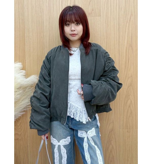 EVRIS「レースドッキングアシンメトリートップス」|Tシャツ・カットソー|