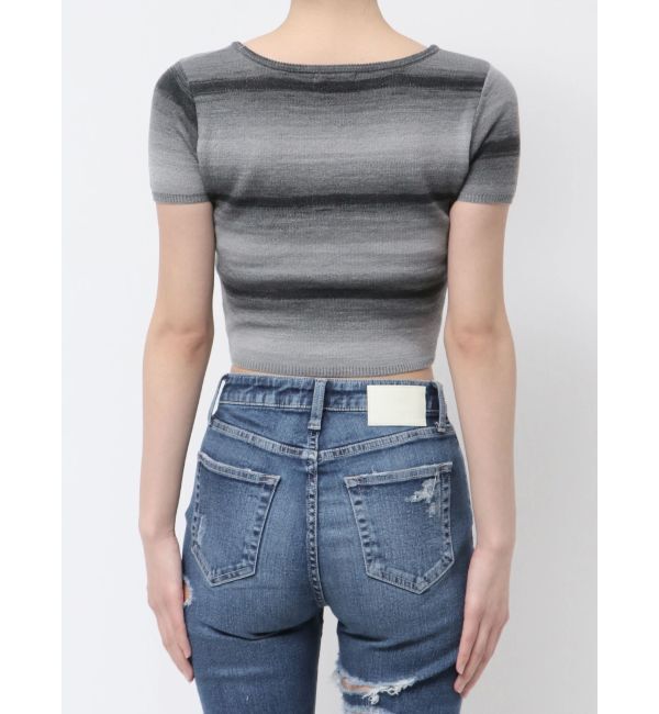 GYDA「Groovy グラデーションニットトップス」|ニット・セーター|