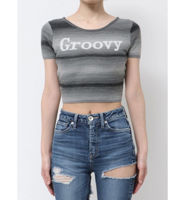 GYDA「Groovy グラデーションニットトップス」|ニット・セーター|