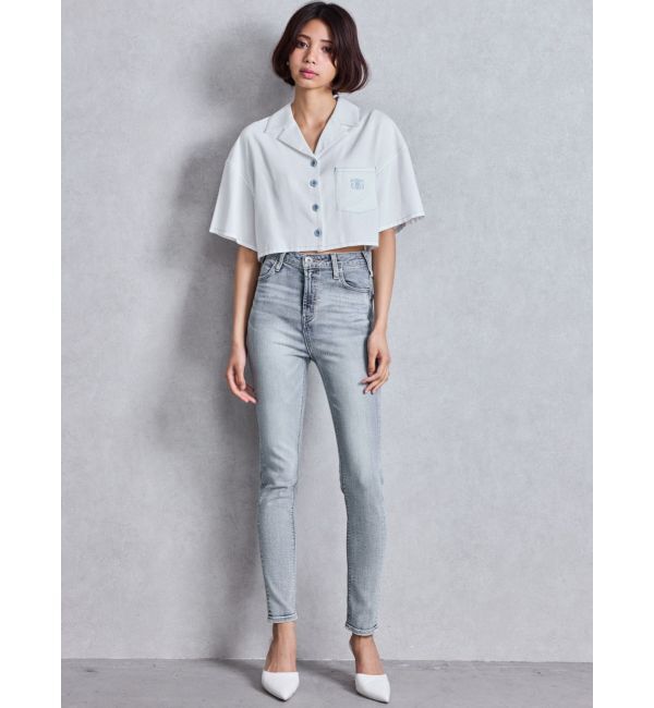 GYDA「Symmetry GYDA バイカラーステッチシャツ」|シャツ・ブラウス|