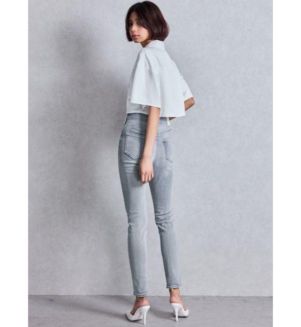 GYDA「Symmetry GYDA バイカラーステッチシャツ」|シャツ・ブラウス|