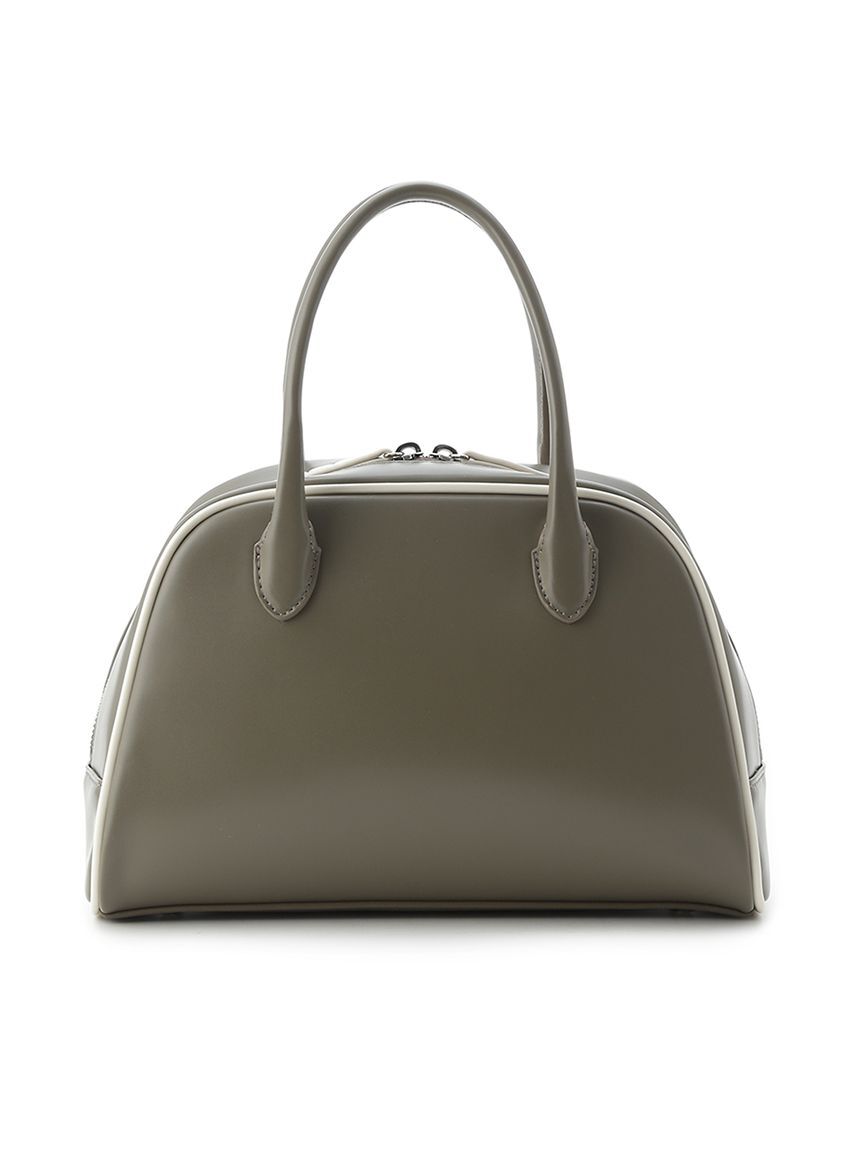 emmi atelier「フェイクレザーパイピングボストンバッグ」|ボストンバッグ|