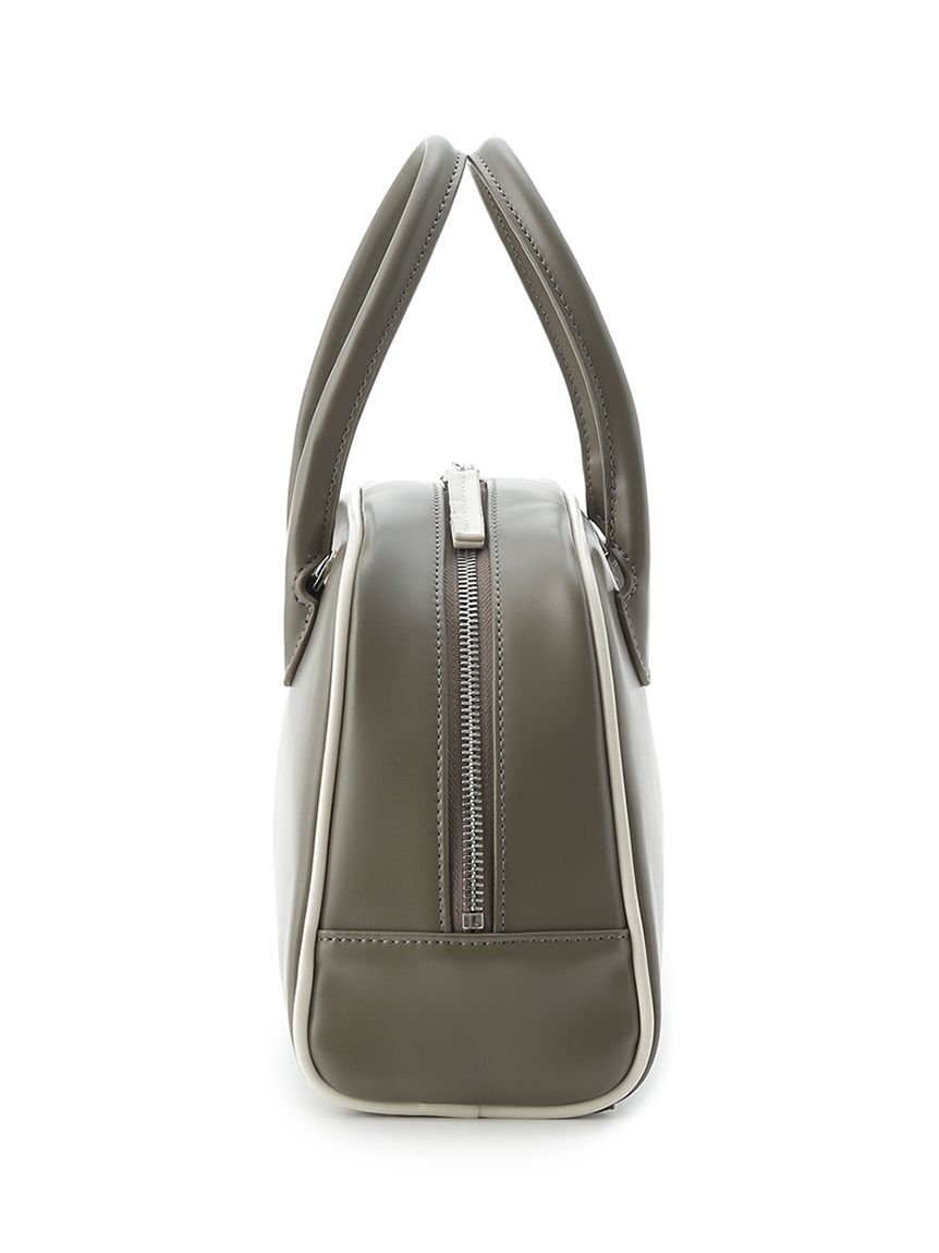 emmi atelier「フェイクレザーパイピングボストンバッグ」|ボストンバッグ|