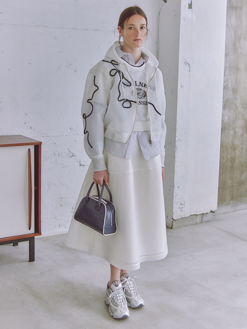 emmi atelier「フェイクレザーパイピングボストンバッグ」|ボストンバッグ|