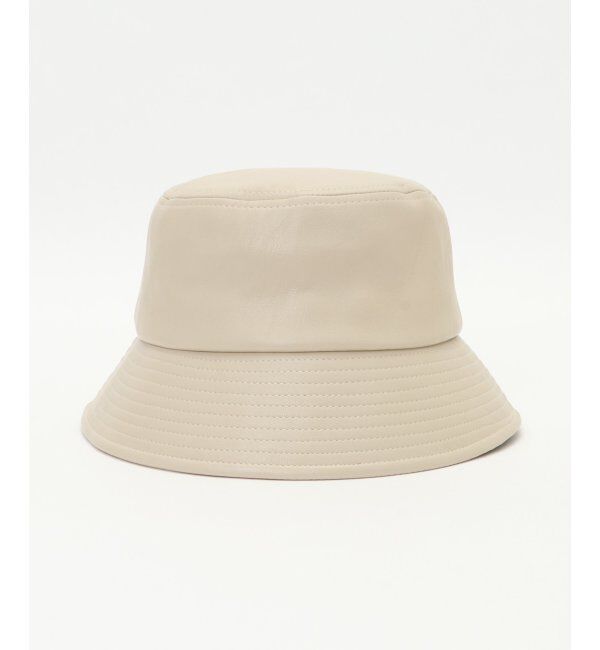 ikka「エコレザーバケットハット」|その他|