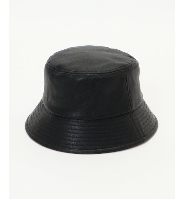 ikka「エコレザーバケットハット」|その他|