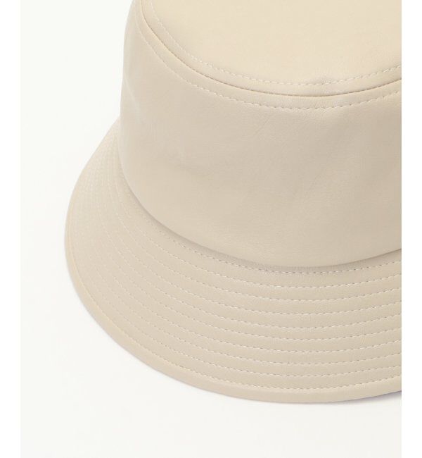 ikka「エコレザーバケットハット」|その他|